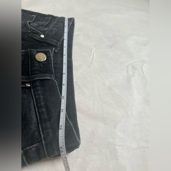 Goldsign Black The High Rise Slim Jeans in Color: Used Black Size 25 - Picture 7 of 10